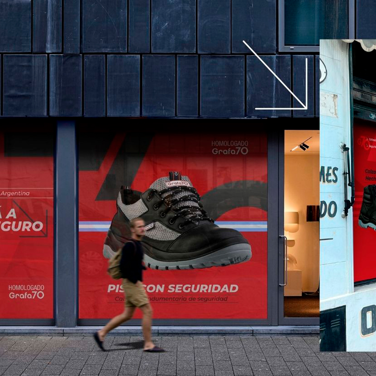 grafa 70 Caso de branding para la marca de calzado de seguidad GRAFA 70
